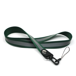 Slittåligt Reflex Nyckelband Grön L