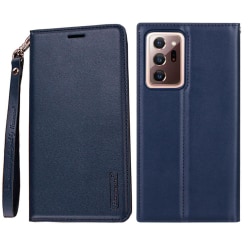 Samsung Galaxy Note 20 Ultra - (Hanman) Pl�nboksfodral Marinblå