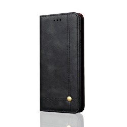 LEMAN Stilrent Plånboksfodral för Huawei P20 Svart