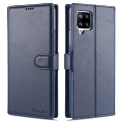 Samsung Galaxy A42 - Praktiskt Plånboksfodral Blå