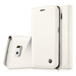 Stilrent Plånboksfodral från CASEME till Samsung Galaxy S6 Vit