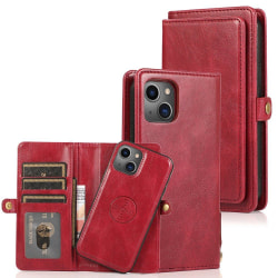iPhone 13 - Plånboksfodral Röd