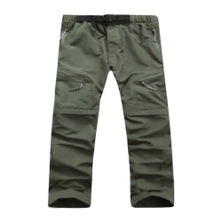 Men's Outdoor Dry Pants Byxor Avtagbara korta byxor Army Green L