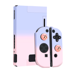 Gradient Color Protective Case Replacement för Nintendo Switch Gradient Pink Purple