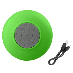 Bluetooth -högtalare Vattentät badrumsmini trådlös högtalare green