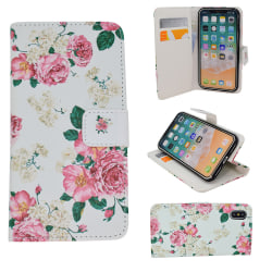 Rosor för din iPhone X/Xs - Plånboksfodral
