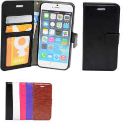 Fodral iPhone 5/5s/SE2016 plånbok Läder Svart