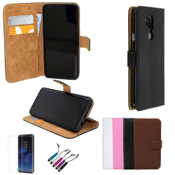 LG G7 ThinQ - case / lompakko Svart