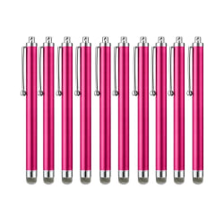 10x Högkänslig stylus / touchpenna / pekpenna mobil & surfplatta Rosa