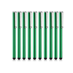 10x Stylus / touch pen / stylus til mobil & tablet Green
