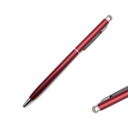 Högkänslig stylus 2 i 1 touchpenna / pekpenna mobil & surfplatta Vin, röd