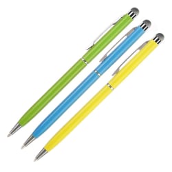 3x Högkänslig 2 i 1 touchpenna / pekpenna mobil & surfplatta multifärg