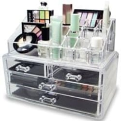 UNIQ Makeup Organizer akryl med 4 lådor SF1155