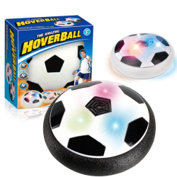 Air Power Hover-fotboll inomhus med LED-ljus Svart