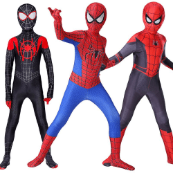 Spiderman Cosplay Superhjältedräkt Barn Vuxen Bodysuit CNMR The Amazing Spiderman 150 Kids (140-150cm)