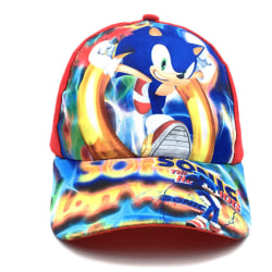 Sonic The Hedgehog Hat Cap basebollkeps för pojkar, flickor D