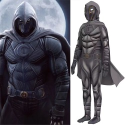 Halloween Moon Knight Jumpsuits Cosplay Costume Playing Bodysuit 130cm