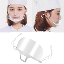 1 - st Transparent Half Face Cover Visir Chef Catering 1PC