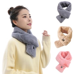 Electric scarf USB rechargeable Super Warmer Winter Scarf camel