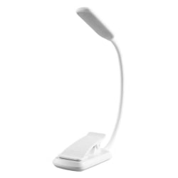 USB Uppladdningsbar LED-läslampa Klämlampa Bordsbordslampa white