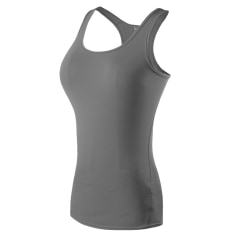 Kvinnor Träningstoppar Gym Sportswear Yoga Skjortor Väst Grey S
