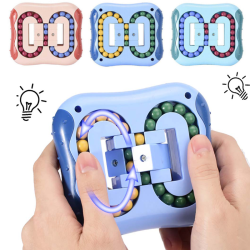 Sensory Infinity Magic Cube Fidget Toy Game Barn vuxenpresent Blue