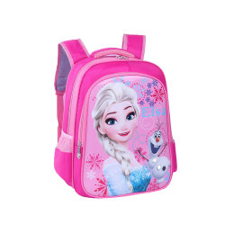 Frozen Girls Backpack Skolryggsäck Axelväska Bokväska pink