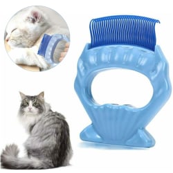 Cat Comb Husdjur Hund Grooming Massage Shell Kam Hårborttagningsverktyg