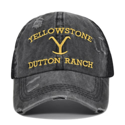 Fashion Yellowstone Cross-Cross broderad baseballhattpresent A