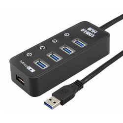 USB 3.0 HUB Multi Charger 4 Port For Ipad MacBook Power Adapter