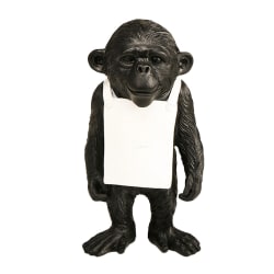 Gorilla Art Craft Staty & Skulptur för heminredning Kontorsinredning black