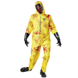 Party Vuxna Anime Cosplay Kostym Resident Evil Zombie Suit Costume M