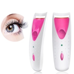 Elektrisk uppvärmd ögonfransböjare Beauty Makeup Tool Långvarig red