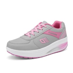 Sneakers för kvinnor, högkvalitativa platta skor 3820Pink 38