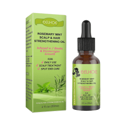 Rosemary Mint Scalp And Hair Fortifying Oil 2 Oz
