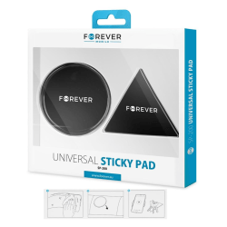 2-pack Universal Sticky Pad FOREVER - musta Black