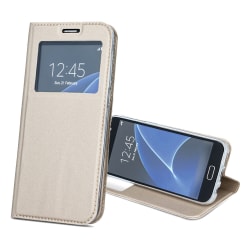 Samsung Galaxy S10e - Smart Look Flip Case - Guld Gold