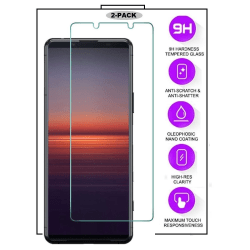 2-Pack - Sony Xperia 5 III - Härdat Glas Tempered Glass Transparent