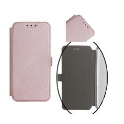 Samsung Galaxy J6 (2018) Smart Pocket Mobile Wallet - Rose Gold Pink gold