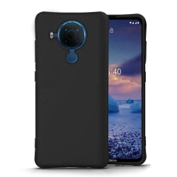 Nokia 5.4 - Silicon TPU pehmeä kansi - musta Black