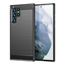 Samsung Galaxy S22 Ultra 5G - Flex Carbon -pehmeä kansi - musta Black