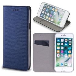 iPhone 12 Mini - Smart Magnet Mobilplånbok - Marinblå Marinblå