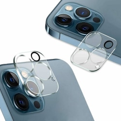 2-PACK iPhone 13 PRO / iPhone 13 PRO Max - 3D-kamera hærdet glas Transparent