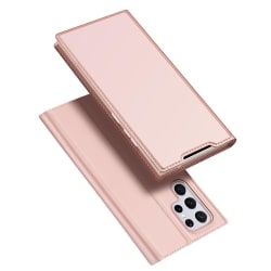 Samsung Galaxy S22 Ultra 5G - DUX DUCIS Skin Pro -mobiililompakko Pink