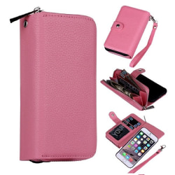 Samsung Galaxy S8 - Magneettinen lompakkokotelo ja kolikkokotelo - vaaleanpunainen Pink
