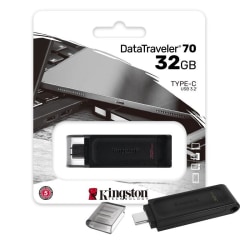 32GB Kingston DataTraveler USB-C-liitin USB-tikku Black