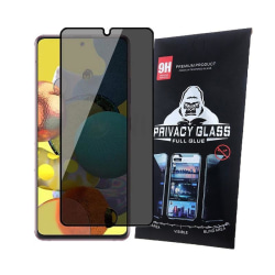 Samsung Galaxy S20 FE - Privacy Fuldskærms hærdet glas Transparent