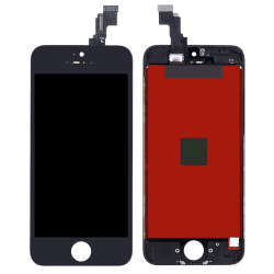 iPhone 5C LCD-skærm Digitizer erstatning Sort Black