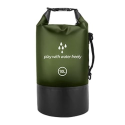 Vattentät Dry Bag Simväska ARMY GREEN