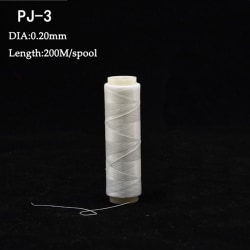 1 stk PJ1/2/3/4/5 Fiskesnøre Elastisk trådsnelle Polyester